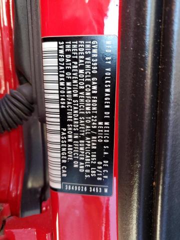 2019 VOLKSWAGEN BEETLE S 3VWFD7AT8KM701494