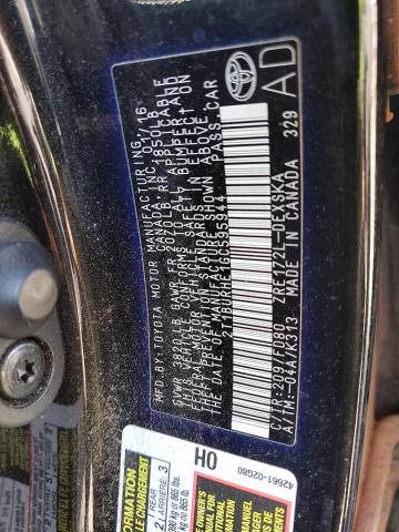 2016 TOYOTA COROLLA L 2T1BURHE1GC595944