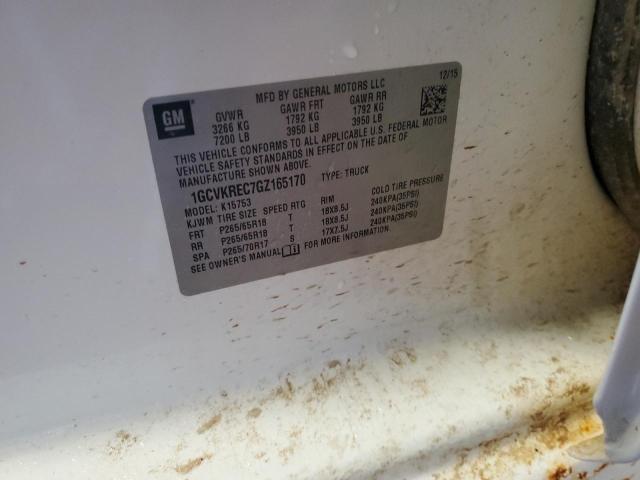 2016 CHEVROLET SILVERADO - 1GCVKREC7GZ165170