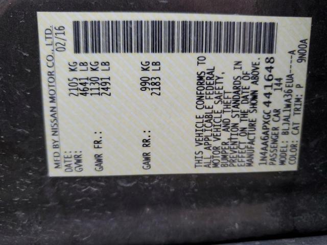 2016 NISSAN MAXIMA 3.5 #3282627069