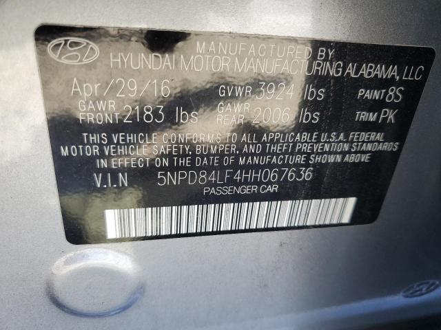 2017 HYUNDAI ELANTRA SE - 5NPD84LF4HH067636