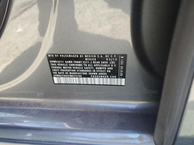 2015 VOLKSWAGEN GOLF TDI 3VWRA7AU3FM074790