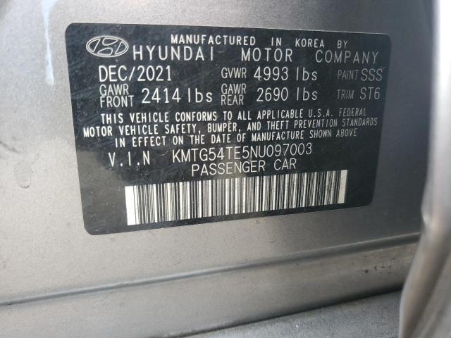 2022 GENESIS G70 BASE - KMTG54TE5NU097003