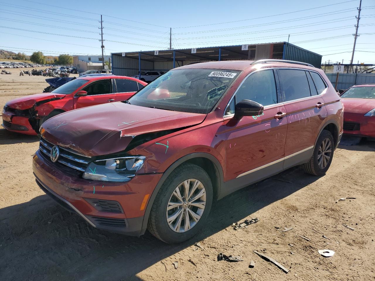 Lot #3284975936 2018 VOLKSWAGEN TIGUAN SE