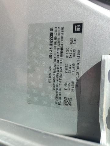 2017 CHEVROLET CRUZE LS 1G1BC5SM1H7114484