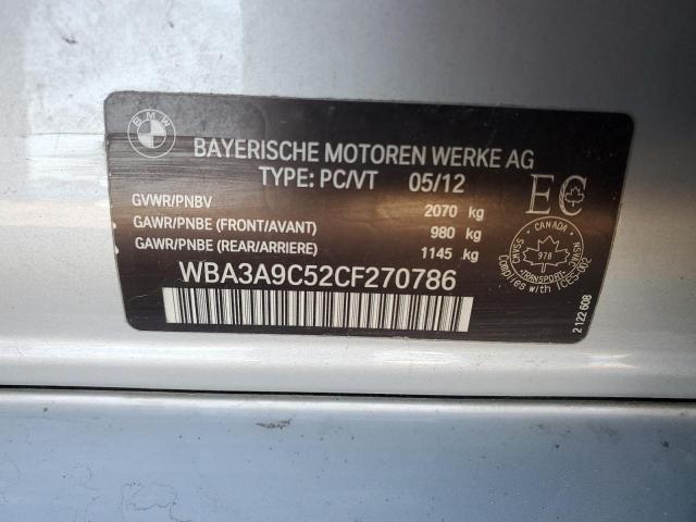 2012 BMW 335 I - WBA3A9C52CF270786