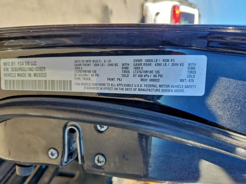 2022 RAM 2500 BIG H #3303822423