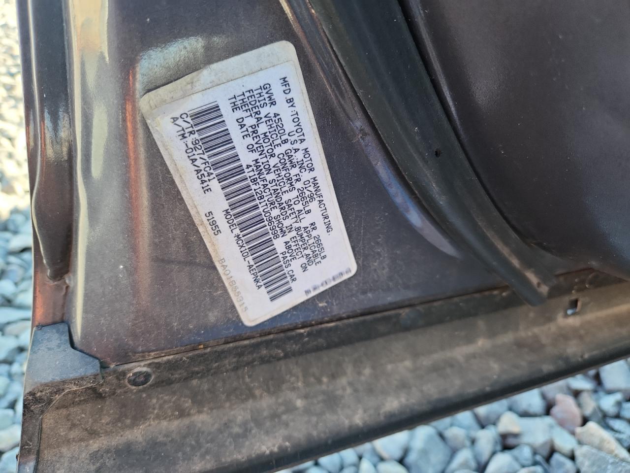 Lot #3287309981 1996 TOYOTA AVALON XL