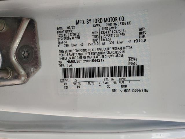 2022 FORD TRANSIT CO #3298101146