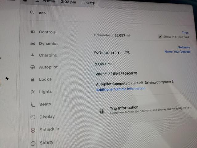 2023 TESLA MODEL 3 #3291326164