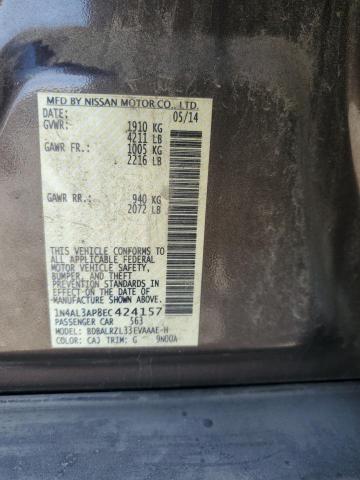 2014 NISSAN ALTIMA 2.5 - 1N4AL3AP8EC424157