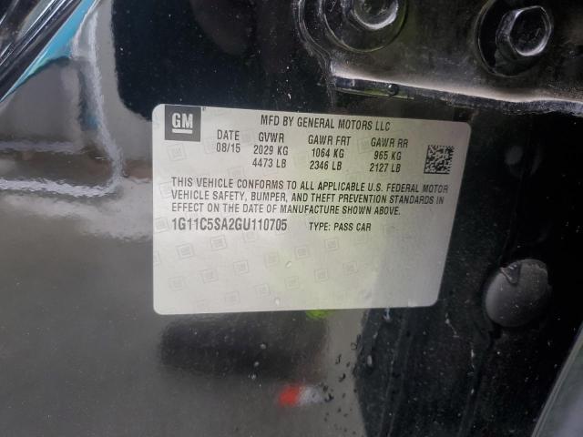 2016 CHEVROLET MALIBU LIM - 1G11C5SA2GU110705