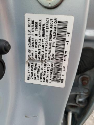 2012 HONDA CIVIC LX - 19XFB2F51CE345312
