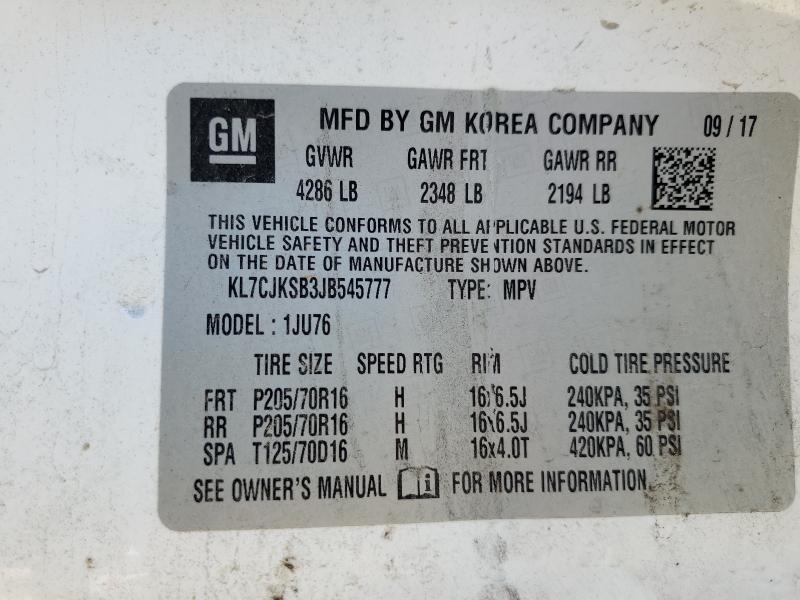 2018 CHEVROLET TRAX LS #3316154240