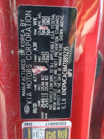 2021 KIA SPORTAGE L - KNDPMCAC6M7889235