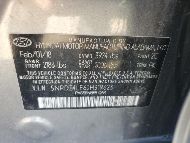 2018 HYUNDAI ELANTRA SE #3284606334