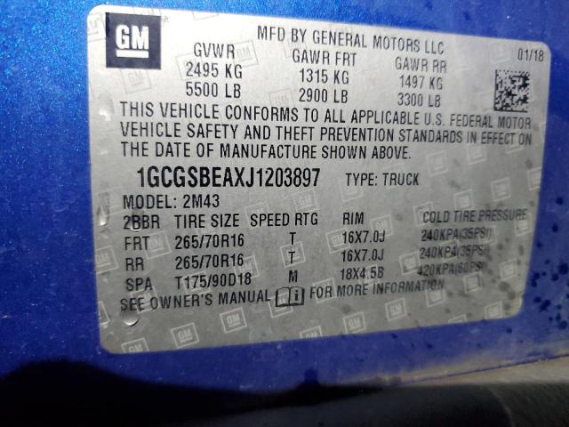 2018 CHEVROLET COLORADO #3285751654