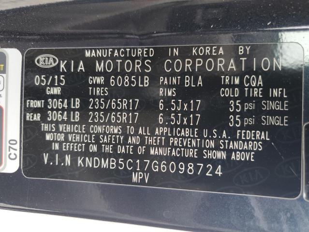 2016 KIA SEDONA LX - KNDMB5C17G6098724