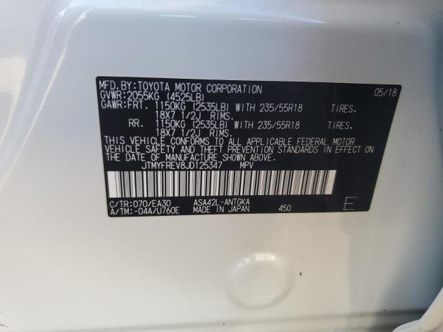 2018 TOYOTA RAV4 LIMIT - JTMYFREV8JD125347