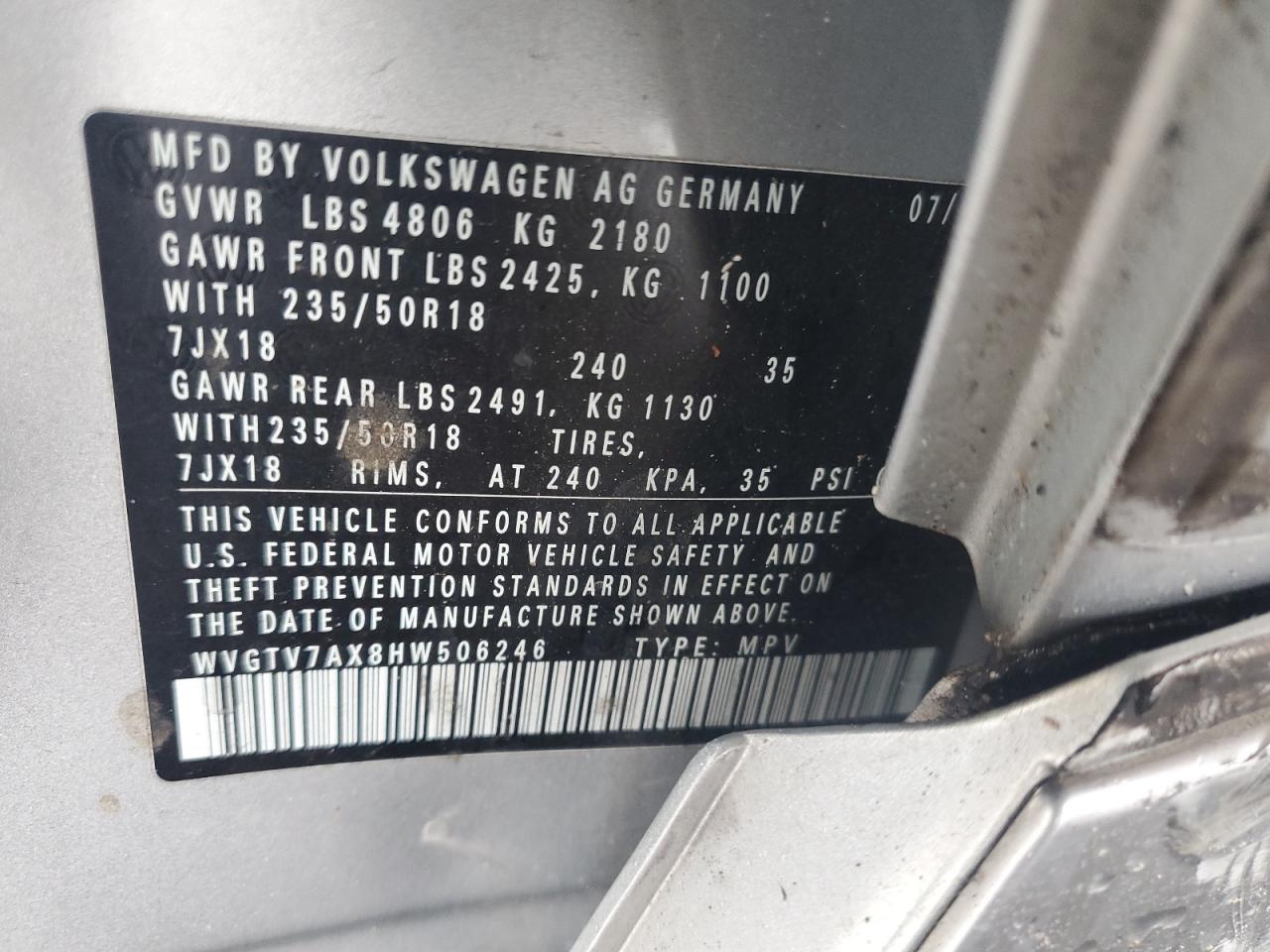 VOLKSWAGEN TIGUAN SPORT