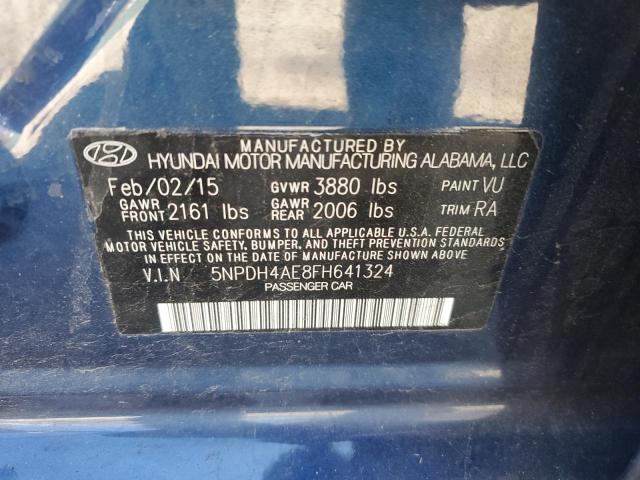 2015 HYUNDAI ELANTRA SE - 5NPDH4AE8FH641324