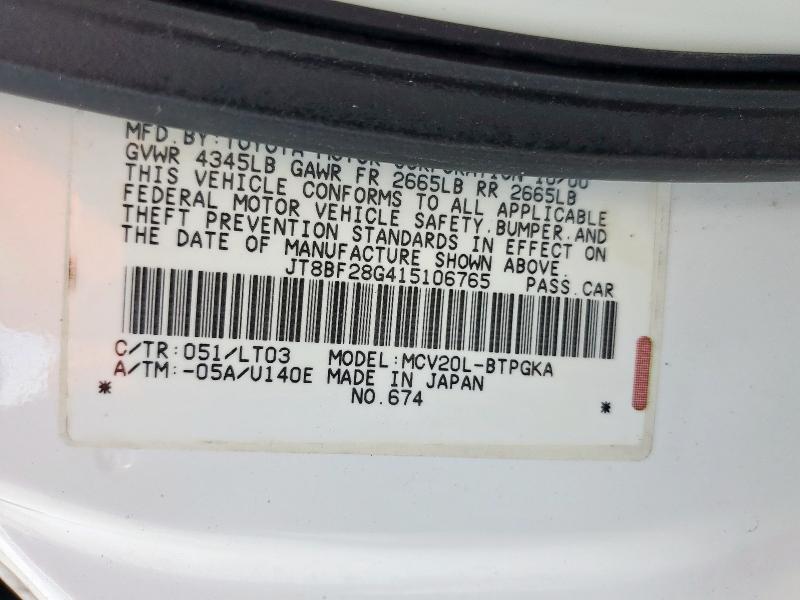 2001 LEXUS ES 300 #3296384641