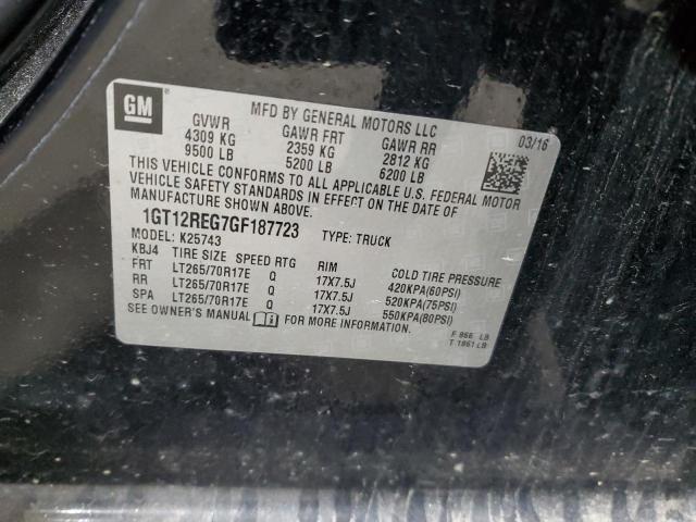 2016 GMC SIERRA K25 #3266934050