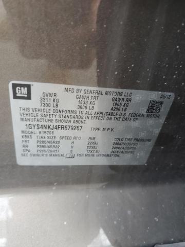 2015 CADILLAC ESCALADE P - 1GYS4NKJ4FR679267