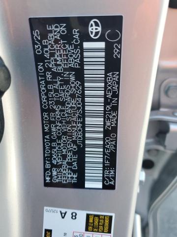 2025 TOYOTA COROLLA LE JTDBCMFE7SJ047629