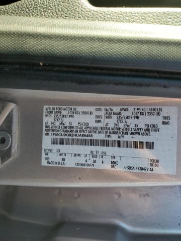 2017 FORD ESCAPE SE - 1FMCU9G92HUA86468