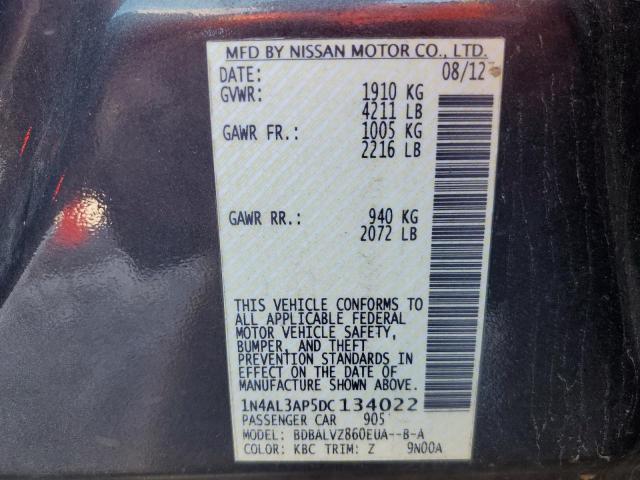 2013 NISSAN ALTIMA 2.5 - 1N4AL3AP5DC134022