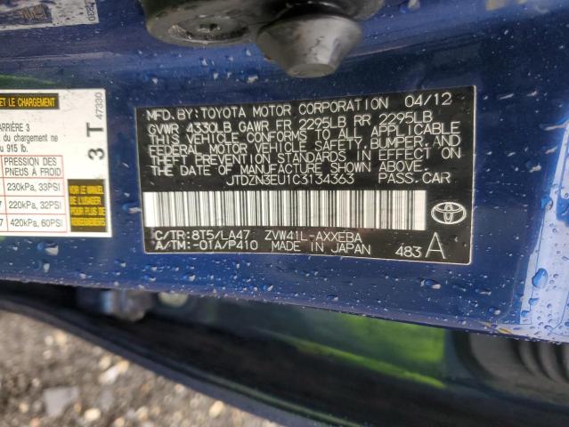 2012 TOYOTA PRIUS V - JTDZN3EU1C3134363