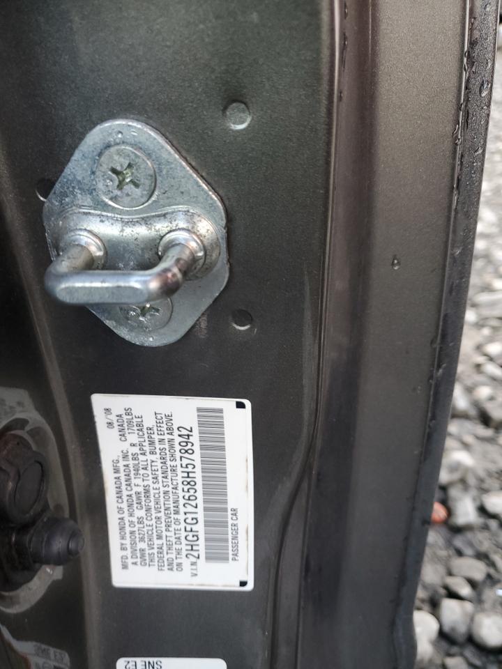 Lot #3310396954 2008 HONDA CIVIC LX