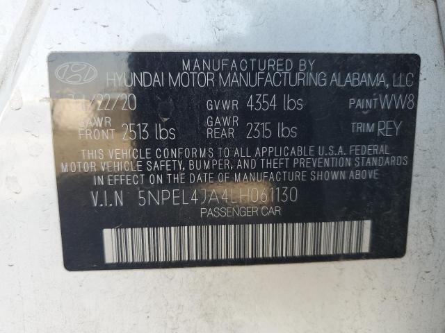 2020 HYUNDAI SONATA SEL #3301642624