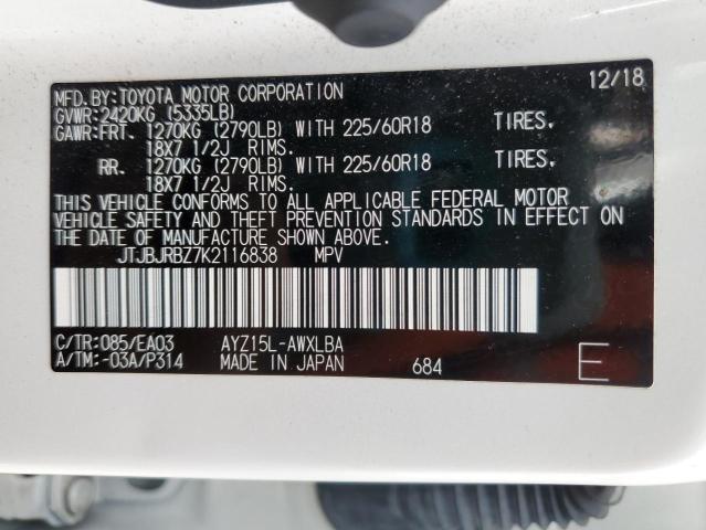 2019 LEXUS NX 300H - JTJBJRBZ7K2116838