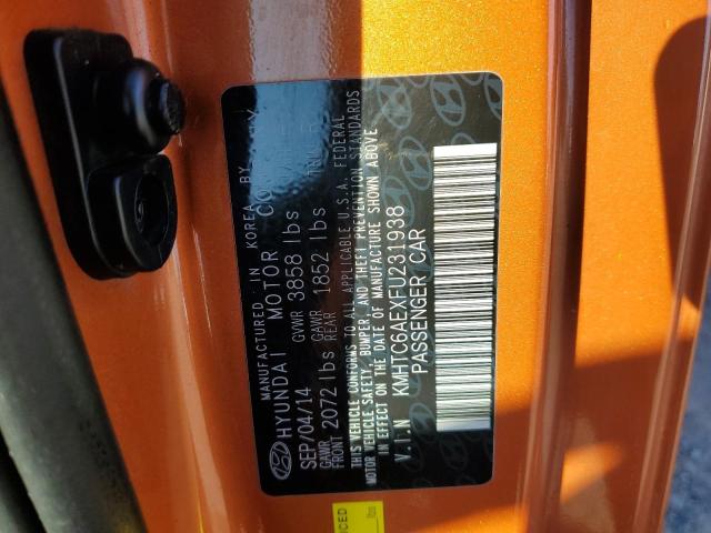 2015 HYUNDAI VELOSTER TURBO - KMHTC6AEXFU231938