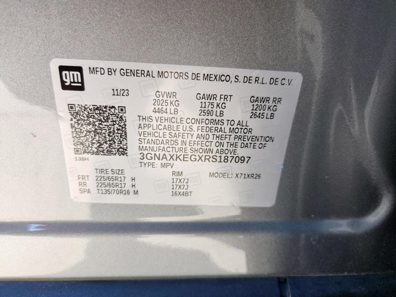 CHEVROLET EQUINOX LT