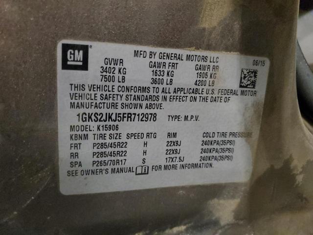 2015 GMC YUKON XL D #3281571415