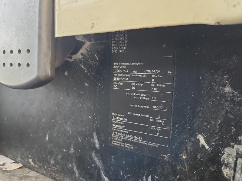 2018 YALE ERC030VAN36TE082 #3265908102