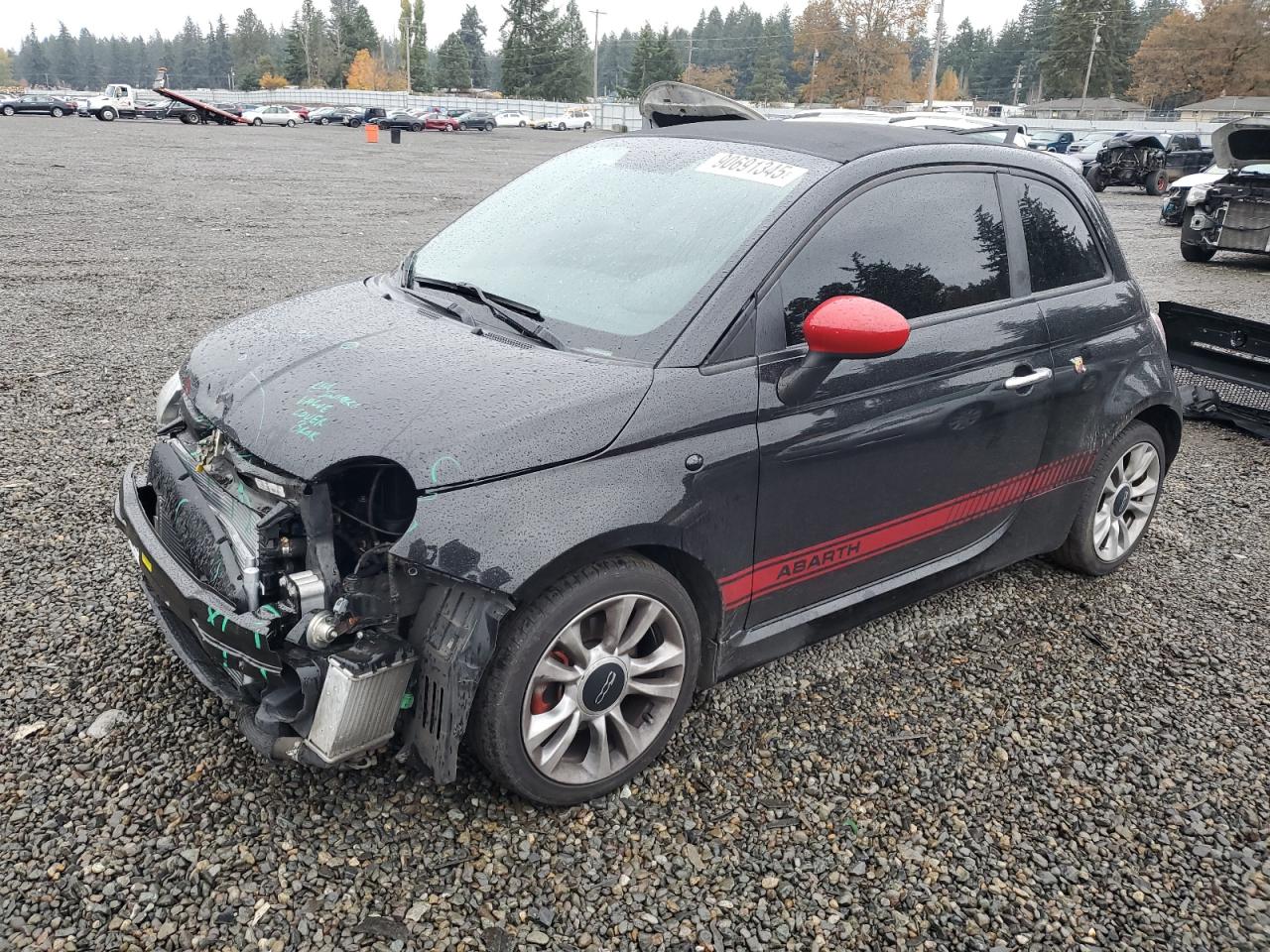 Lot #3304550444 2013 FIAT 500 ABARTH