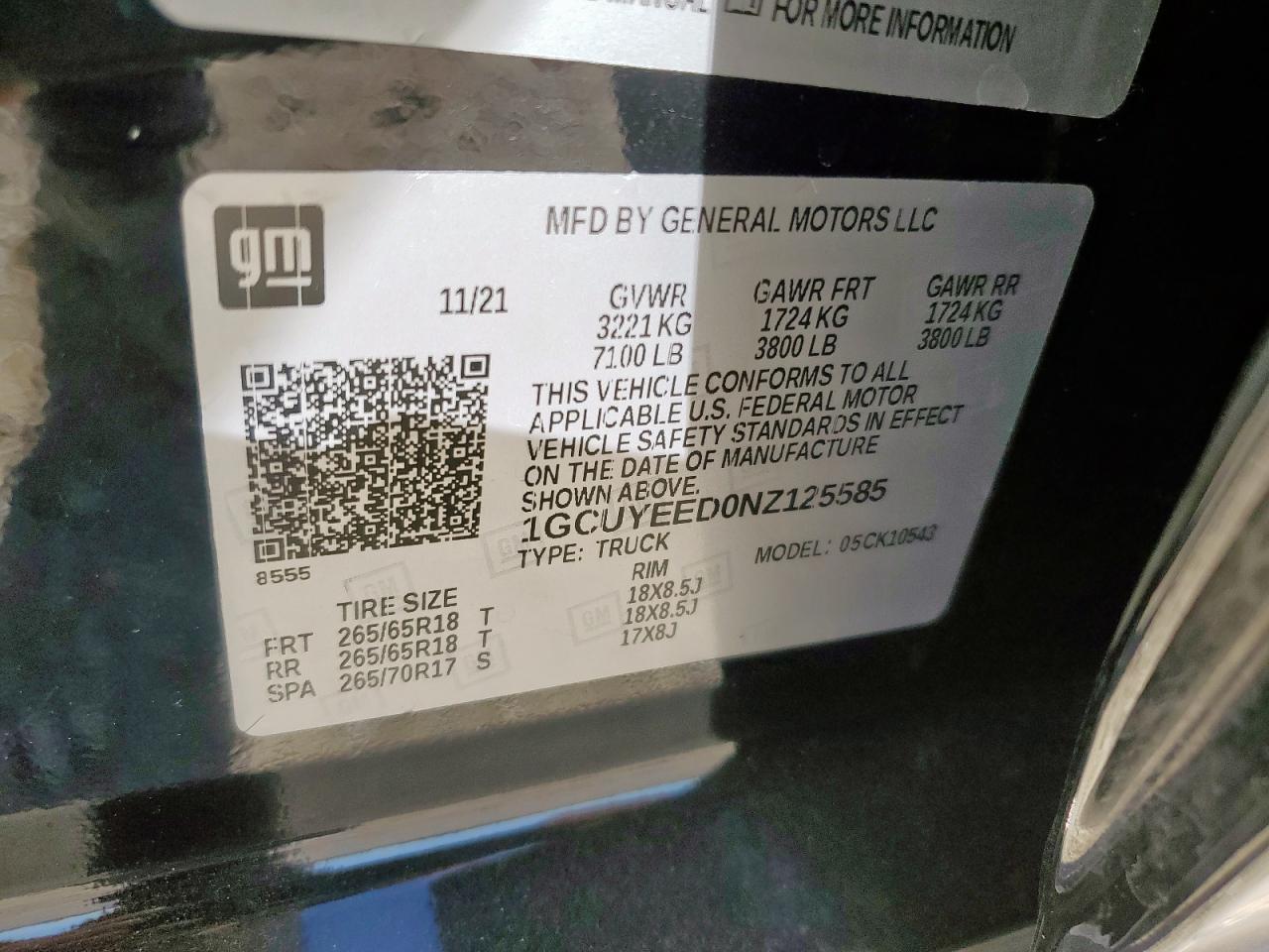 Lot #3309697841 2022 CHEVROLET SILVERADO