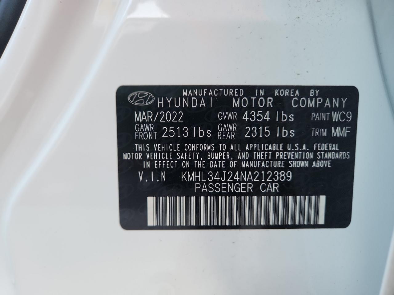 HYUNDAI SONATA LIMITED