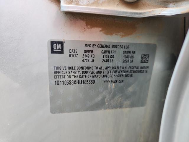 2017 CHEVROLET IMPALA LT #3281750950