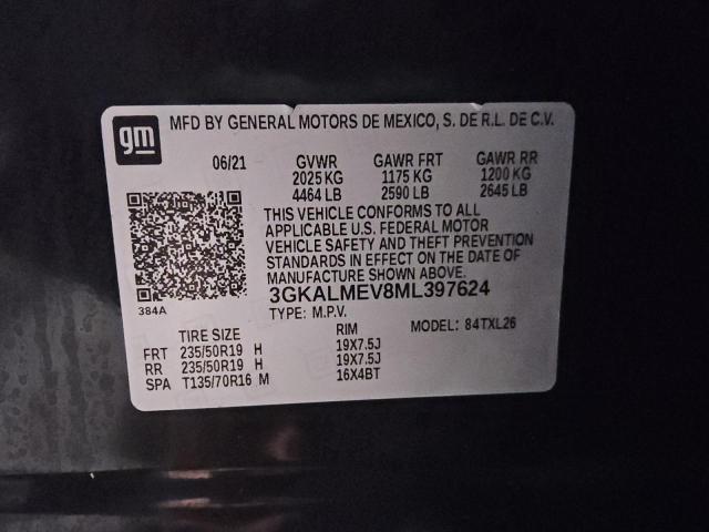 2021 GMC TERRAIN SL - 3GKALMEV8ML397624