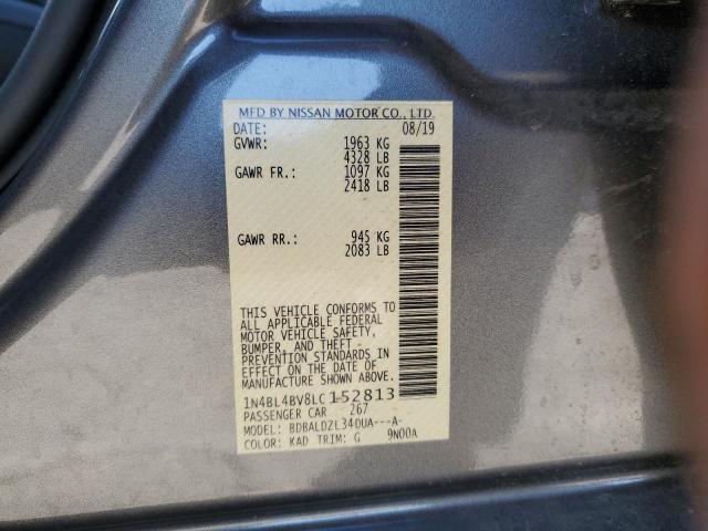 2020 NISSAN ALTIMA S 1N4BL4BV8LC152813