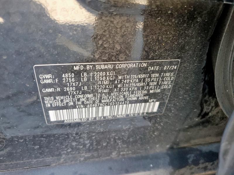 2025 SUBARU OUTBACK PR #3279488266