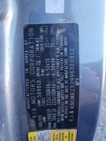 2009 KIA SEDONA EX #3278946038