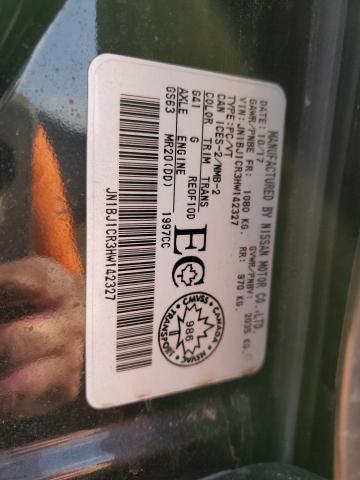 2017 NISSAN QASHQAI SL JN1BJ1CR3HW142327