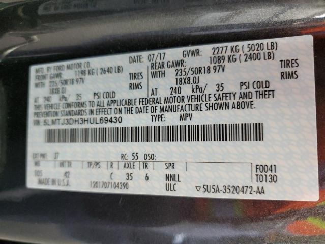 2017 LINCOLN MKC RESERV 5LMTJ3DH3HUL69430