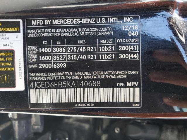 2019 MERCEDES-BENZ GLE COUPE - 4JGED6EB5KA140688